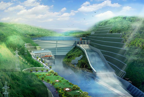 甘州老挝南塔河1号水电站项目